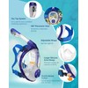 Zacsync Snorkel Set Adult Full Face Snorkel Mask, Masque De