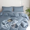 DCSKY Queen Size Tencel Duvet Cover Set 3-Piece - 100%