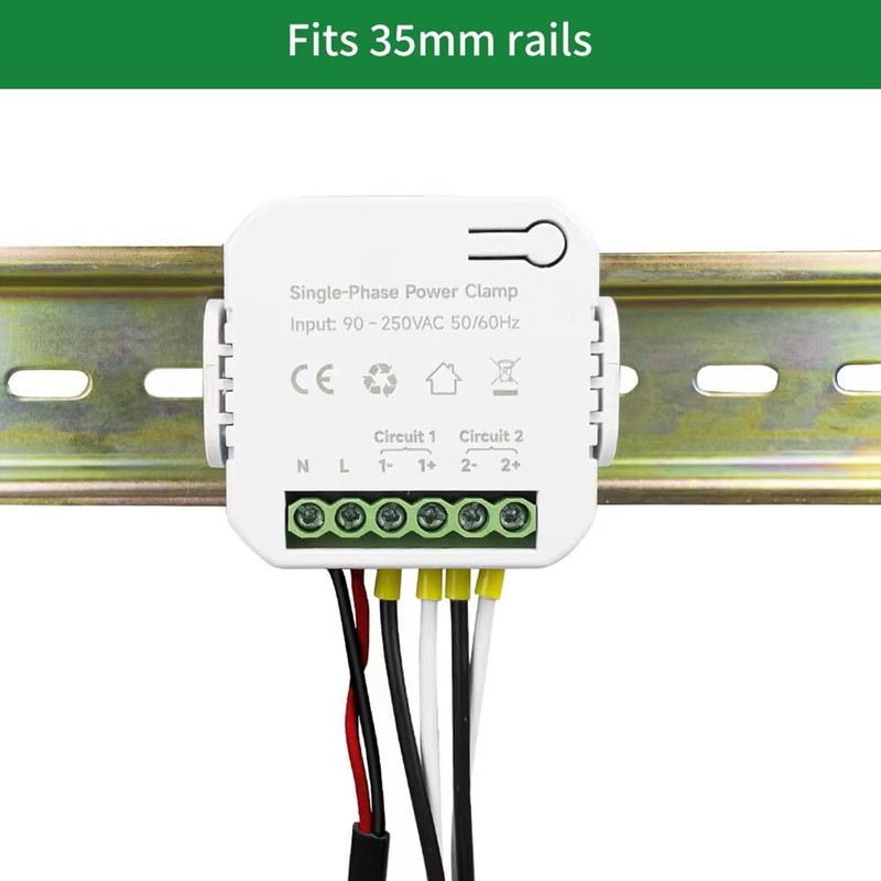 Qezodsx Tuya Smart Life WiFi Energy Meter 80A with CT