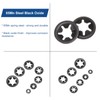 uxcell 120pcs Internal Tooth Lock Washers M5 x 12mm Push