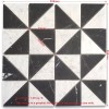 Stone Center Online C85A1XH Carrara White Nero Marquina Black Marble