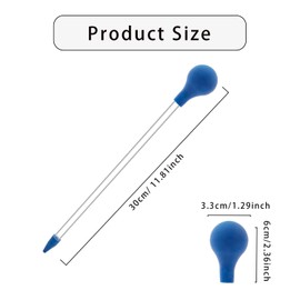 JOYOLA Coral Feeder, Pack of 2 Aquarium Water Changer Pipette, 30 cm Aquarium Pipette, Long Pipette, Acrylic Sea Fish Reef Feeding Tube for Fishing, Coral, Most Aquarium Organisms