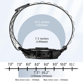 ShinKin QuickFit 26mm Nylon Trail Loop Strap for Garmin Tactix 8 51mm, Fenix 8, Fenix 7X, Fenix 6X, Fenix 5X & More, Blue