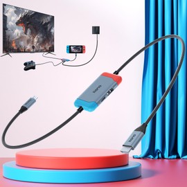 3-in-1 & HDMI-4K @ 60Hz PD100W Output, Llano Switch Dock, Small, Charging and Gaming, Steam Deck Mini, Multi-functional, TV Output, Type-C USB3.0, No Delay, Durable, Compatible with 30/45/60/100W