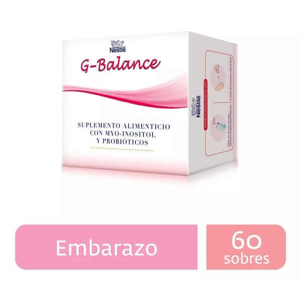 G-Balance Suplemento Alimenticio Nestle G-balance Myo-inositol 160,8 G Sabor Polvo sabor fresa y mangostán