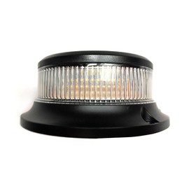 MelTruck Rotating beacon orange white magnet 18 LED 12 V 24 V ECE R65 R10 E9 3x flash patterns