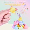 Mini Rubber Ducks 60 Pack Bulk Small Squeaky Float Bath