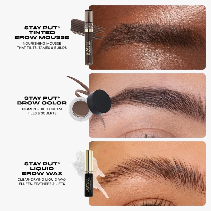 Stay Put Tinted Brow Mousse - Medium Brown