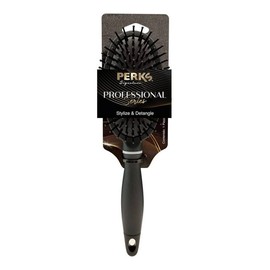 Cepillo para cabello PERKS Signature Professional Series Acolchonado ovalado, negro