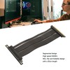 PCIE4.0 X16 Riser Cable High Speed 90 Degree Double Row