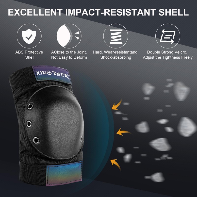 Knee and Elbow Pads Adult - (6 in 1) Knee