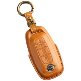 [smasol] New Serena C28 Roox B4 Late Model X-Trail Key Cover Genuine Leather Nissan Sakura Smart Key Case Nissan Ariya Kicks e-power 2024 Latest Key Case, S