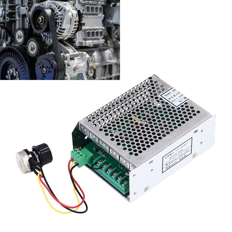 PWM DC Motor Speed Controller AC110‑220V Input DC0‑100V Output Aluminum