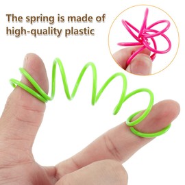 Cat Spring Toys, 80pcs Colorful Cats & Kitten Toys for Indoor, Plastic Spiral Springs Cat Toy, Pet Interactive Spiral, Interactive Cat Toys and Kittens, Bouncing and Training Fun for Pets (80PCS)