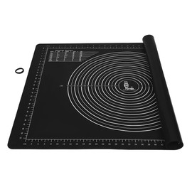 Non-slip Silicone Pastry Mat Jumbo 31''By 24'' for Non Stick Baking Mats, Table/Countertop Placemats, Dough Rolling Mat, Kneading/Fondant/Pie Crust Mat By SUPER KITCHEN