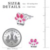 Micory Women's Earrings 925 Sterling Silver with 5A Cubic Zirconia