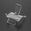 Hipiwe 10 Packs Acrylic Triangle Display Holder - Clear Plastic