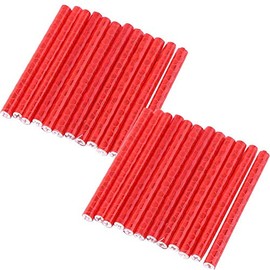 Keenso Bike Spoke Reflector, 24 Pcs Colorful Cycling Wheel Reflector Bicycle Wheel Spoke Reflector Clips Reflective Warning Strip Clip Tube (Red) Cycling protection riding protection riding protection