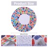 7VSTOHS Shower Mat, Non-Slip Round, Soft Comfort Bath Mats with