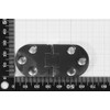Dutyhook 30X33 Hinge With Double Axis, Stainless Steel AISI 316