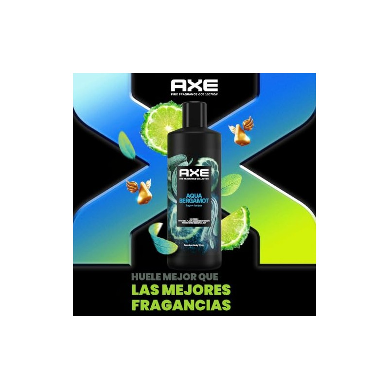 Axe Fine Fragrance Collection Body Wash For Men Aqua Bergamot