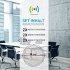 Sound Absorber 3D Set of Basotect® G+ Acoustic Elements with