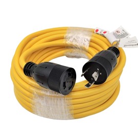 Parkworld NEMA L6-20 Extension Cord, Locking 3-Prong, 20 AMP, 250 Volts, 5000 Watts (36FT)