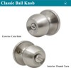 Probrico Privacy Interior Door Knobs Bed and Bath Handle Levers