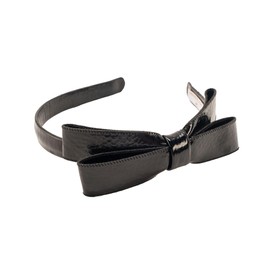 Violet and Brooks Bow Headband for Women, Girls - Black