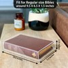 Clear Display Case for Bible, Acrylic Wall Mount Vertical &