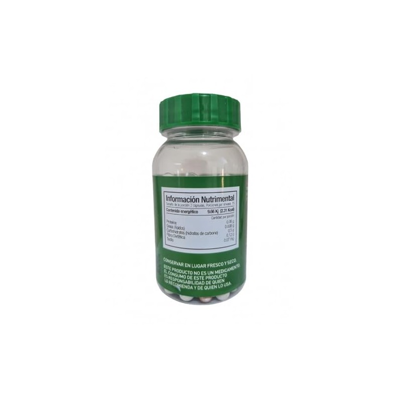 Fibra de Nopal N2000, 150 Cápsulas de 500 mg, Fibra