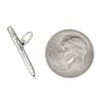 LGU Sterling Silver Oxidized 3D Pencil Pen Charm