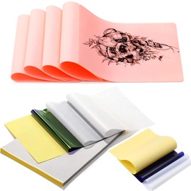 RunFar shop 35 Sheets Tattoo Accessories Tattoo Transfer Paper Tattoo Stencil Paper DIN A4 for Temporary Tattoo Stencils Plus Pack of 10 Tattoo Practice Skin