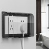 Socket Cover Box, Wall Switch Socket Covers, Transparent Waterproof Switch