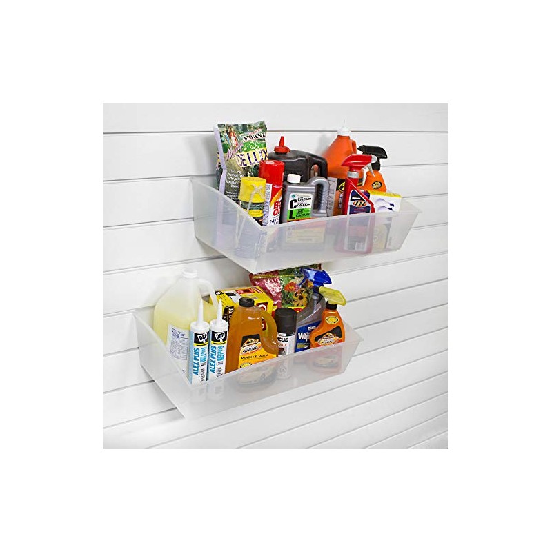 PROSLAT 3243 Probin Storage Bin Designed for PVC Slatwall, X-Large,