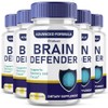 (5 Pack) Brain Defender Supplement, Brain Defend Pills for Focus and Memory Support, BrainDefender Advanced Nootropic Capsules Daily Clarity Cognitive Health Function, Brain Defense Vitamins (300 Ct)