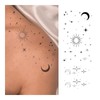 WEEKINK Celestial Temporary Tattoos – Realistic & Long-Lasting Sun Moon
