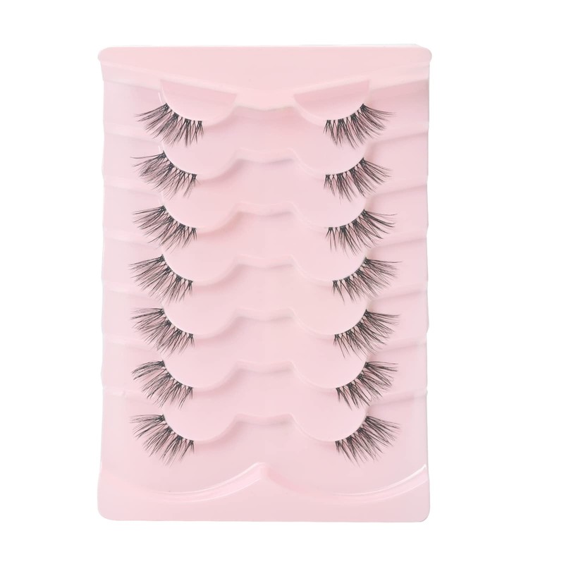 Onlyall Half Lashes False Eyelashes Natural Look Wispy Lashes Natural
