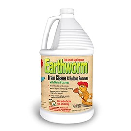 Earthworm Drain Cleaner - Drain Deodorizer - Natural and Family-Safe - 64 fl oz