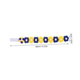 BESPORTBLE Adjustable Pet Flower Collar for Cats and Dogs Lightweight Comfortable Neckwear with Charming Faux Flowers Bright Colors and Interactive Feature for Daily Wear and Special