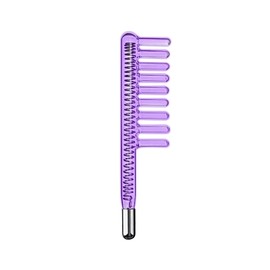 Electrode Wand Glass Tube Handheld Spare Parts for Hi Frequency Instrument Elitzia ETJX006AS (Purple Comb(Tungsten))