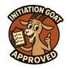 1950s Cartoon Goat with Clipboard and Checklist Sticker (3" x