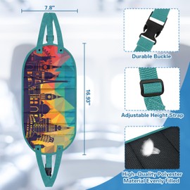 Airplane Foot Hammock,Ultimate Comfort Footrest for Plane Travel,Airplane Foot Rest,Travel Foot Hammock,Portable and Foldable Design for Travel Friendly Design