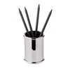 Edzard Pen Holder, Silver, Round, 3.5 inch - Pen Box,
