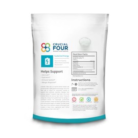 Crucial FOUR - mSalt (Icelandic Flake Salt) – Organic Flake Salt for Cooking/Baking – Unrefined, No Additives, Non-GMO, Kosher – Delicious Gourmet Salt Made From Clean Seawater – Eco-friendly – (16oz)