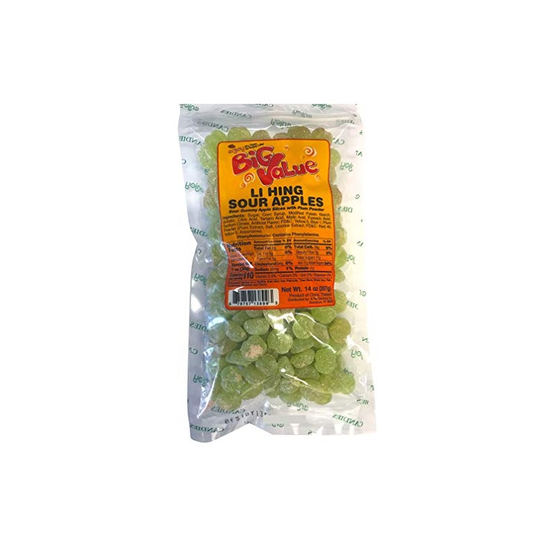 Enjoy Hawaii Li Hing Mui Sour Apples Candy