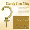 Curtain Tie Backs Hooks, Gold Tie Backs for Curtains, Vintage