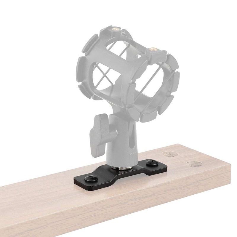 CAMVATE 5/8'' Male to 1/4'' Female Microphone Adapter, Bottom Pedestal