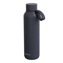 Quokka Solid with Holder Slate | Stainless Steel Thermal Bottle with Holder 630 ml