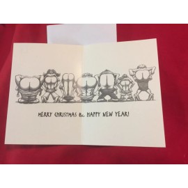 Ozze Creations Naughty Greeting Card Funny Humor Sarcastic Joke Merry Christmas Happy New Year